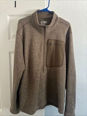 KUIU Men's Base Camp Quarter-Zip Pullover with Chest Pocket